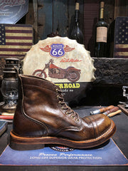 本革 バイカー ブーツ