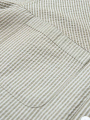 PARDON| 2色ストライプ柄 コットンシャツ