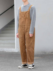 ストレート コーデュロイオーバーオール