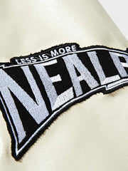 英字プリント 中綿ベースボールジャケット