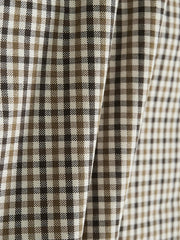 抽し紐付き 千鳥格 シャツ