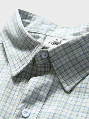 ミックスカラー チェック長袖シャツ