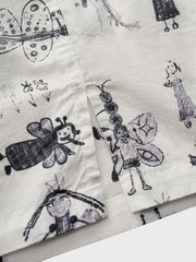 グラフィティアート総柄 半袖シャツ