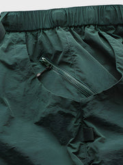 ジッパー付き 大型ポケット ショートパンツ