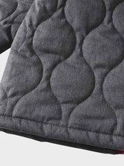 民族調 リバーシブル中綿はんてん