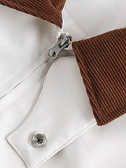 コーデュロイスタンドカラー ジャケット