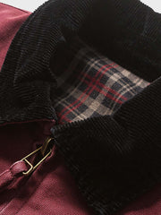 コーデュロイ襟付き ジャケット