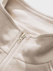 パッチワーク刺繍 立ち襟ジャケット