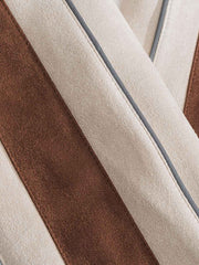 パッチワーク刺繍 立ち襟ジャケット