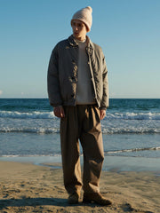 サイドバックル 中綿ジャケット