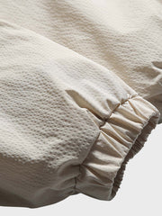 アシンメトリー ポケット 中綿ジャケット