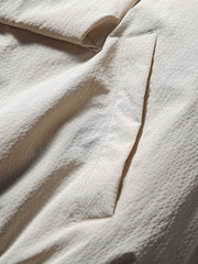 アシンメトリー ポケット 中綿ジャケット