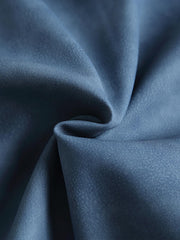 無地 立体ポケット 襟付き中綿ジャケット