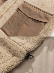 ススタンドカラー ボア フリース ジャケット