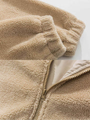 ススタンドカラー ボア フリース ジャケット