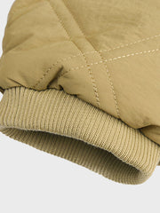 キルティング ベースボールカラー ジャケット