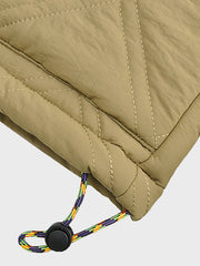 キルティング ベースボールカラー ジャケット