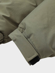 マジックテープフード付き 中綿ジャケット