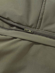 マジックテープフード付き 中綿ジャケット