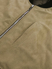 コーデュロイ ベースボールフライトジャケット