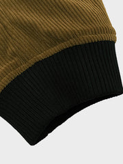 コーデュロイ ベースボールフライトジャケット