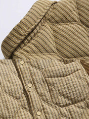 キルティング 中綿シャツジャケット