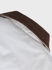 コーデュロイカラー コットン中綿ジャケット