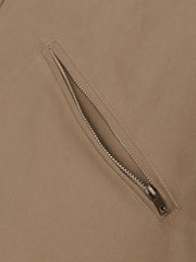 レザーカラー キャンバスワークジャケット