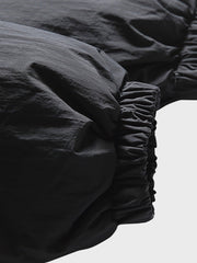 パッチワーク スタンドカラー 中綿ジャケット