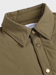 襟付き ダウンシャツ ジャケット