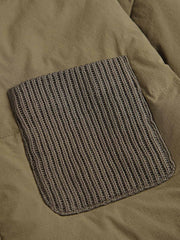 襟付き ダウンシャツ ジャケット