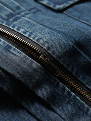 ウォッシュ加工 レトロ デニム ジャケット