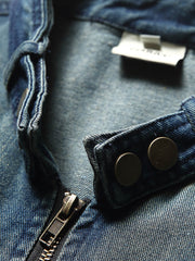 ウォッシュ加工 レトロ デニム ジャケット