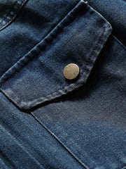 ウォッシュ加工 レトロ デニム ジャケット