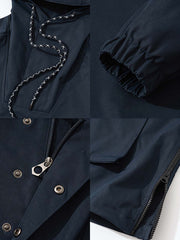 大容量ポケット フード付き スウェット