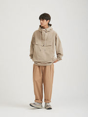 大容量ポケット フード付き スウェット