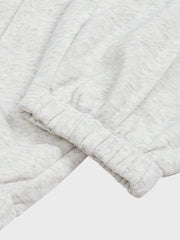 裾絞り 裏起毛コットン スラックス