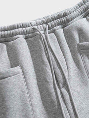 フリース裏地 ポケット ジョガーパンツ