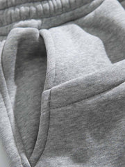 フリース裏地 ポケット ジョガーパンツ