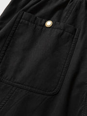 裾絞り ウェビングベルト付きスラックス