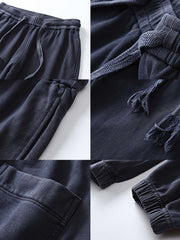 蜡染老化風 ジョガーパンツ