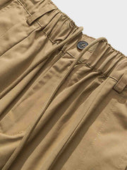 ドローストリング ポケット ワイド スラックス