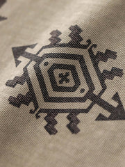 ナバホ柄 ウォッシュ加工 半袖Tシャツ