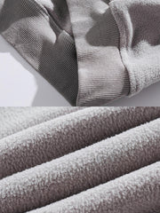 2色 フリース ハーフジップ スウェット