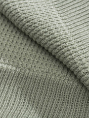 3色展開 ニット フード付きスウェット