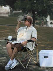 アシンメトリー ポケットシャツ