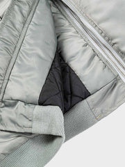 デタッチャブルジップフライトジャケット