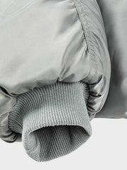 デタッチャブルジップフライトジャケット