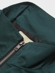 スタイリッシュ立襟ジャケット