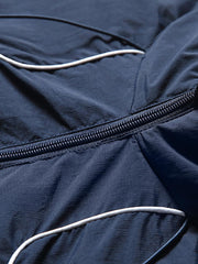 ダブルポケット+フード付き 中綿ジャケット